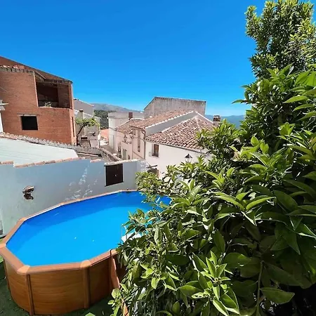 La Palmera. Casa Rural Con Piscina Privada. Benadalid Exterior photo